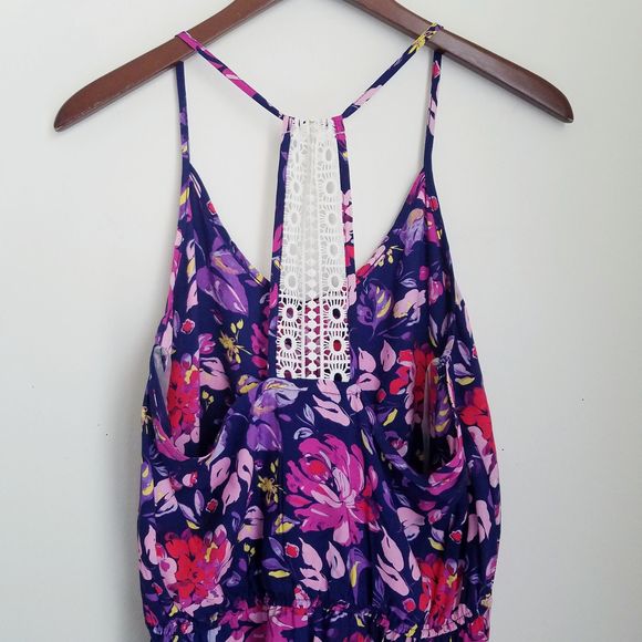 SOLD! GRAYSON THREADS Crochet Floral Maxi Dress - Picture 5 of 7